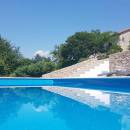 Ferienhaus mit Pool, Roc, Istrien, Kroatien 