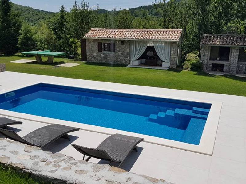 Počitiška hiša z bazenom, Roč, Istra, Hrvaška 