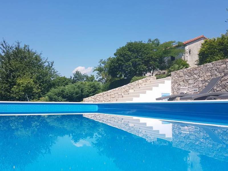 Vakantiehuis met zwembad, Roc, Istrië, Kroatië 