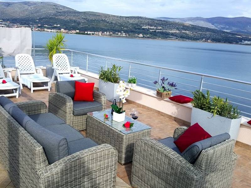 Villa with pool in Trogir direct at the sea, Dalmatia, Croatia Villa with pool in Trogir direct at the sea, Dalmatia, Croatia