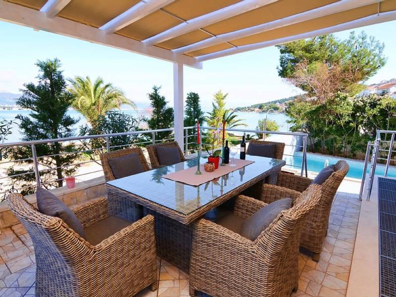 Villa with pool in Trogir direct at the sea, Dalmatia, Croatia Villa with pool in Trogir direct at the sea, Dalmatia, Croatia