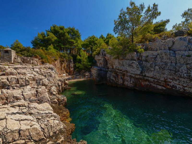 Luksuzna počitiška hiša direktno na moru, otok Drvenik Veliki, Dalmacija, Hrvaška 