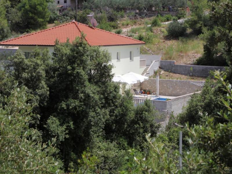 Holiday house with pool Splitska, island Brac, Dalmatia, Croatia 