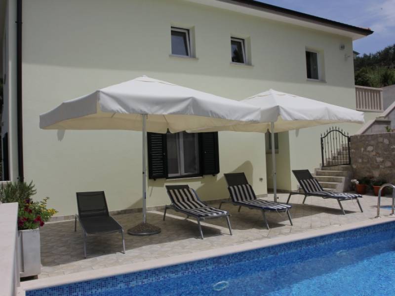 Ferienhaus mit Pool Splitska, Insel Brac, Dalmatien, Kroatien 