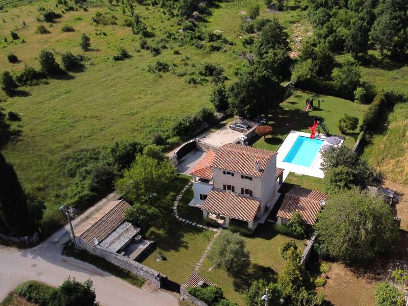 Holiday house with pool in Kanfanar, Rovinj, Istria 