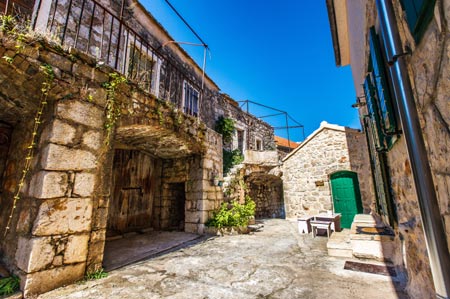 Stone house avec piscine, Jelsa, lîle Hvar, Dalmatie, Croatie 