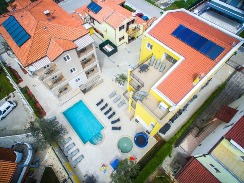 Apartmany Vila Nina s bazénem Fazana, Istrie, Chorvátsko 