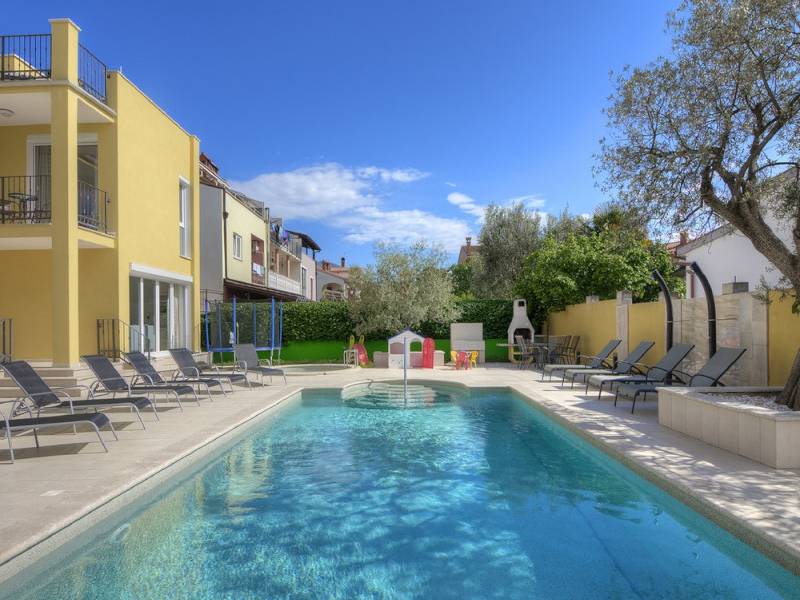 Apartmany vila Nina s bazénom Fazana, Istria, Chorvátsko 