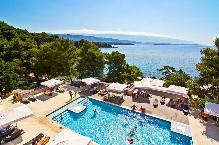 Hotel Carolina, Rab, Horvátország 